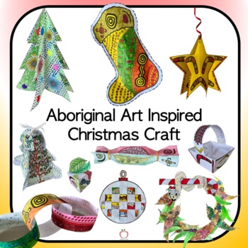 Preview of Aboriginal Art Christmas Craft | Australian Christmas