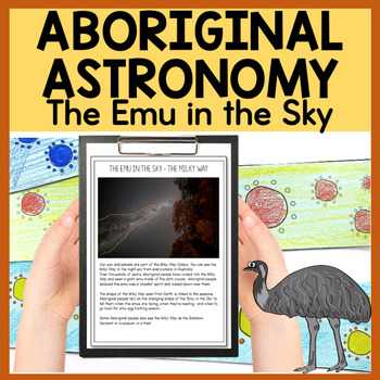Preview of Aboriginal Astonomy  - Emu In the Sky Dreamtime Story and Information text