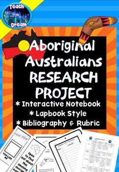 Preview of Aboriginal Australians Research Project | PBL Interactive Lapbook and Notebook