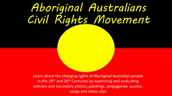 Preview of Aboriginal Civil Rights Movement Unit 10 tasks + inquiry project and essay