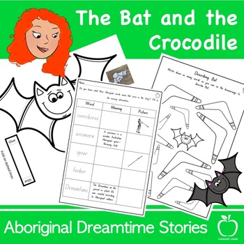 Preview of Aboriginal Dreamtime Stories  The Bat and the Crocodile