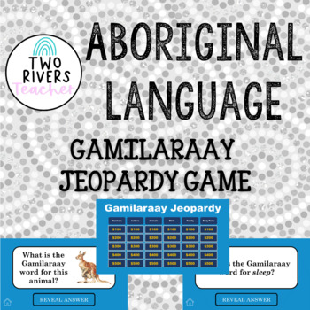 Preview of Aboriginal Language - Gamilaraay Jeopardy Game