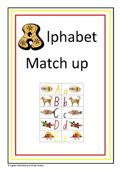 Preview of Aboriginal NAIDOC Literacy Centres Alphabet Match Up Phonics