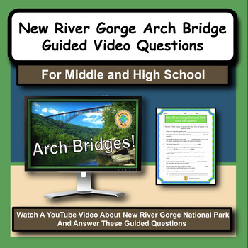 Preview of About Arch Bridges and New River Gorge National Park Guided Video Questions