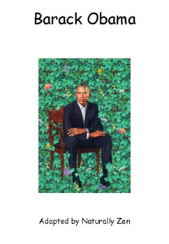 Preview of About Barack Obama / Adapted Book (PDF) - Black History Month
