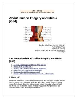 Preview of About Guided Imagery & Music (GIM)