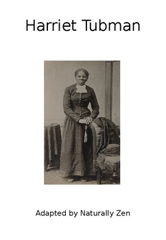 Preview of About Harriet Tubman - Adapted Book (Editable) / Women's History Month