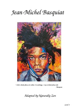 Preview of About Jean-Michel Basquiat (Editable) Adapted Book