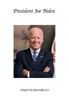 Preview of About Joe Biden- Adapted Book (ppt)