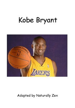 Preview of About Kobe Bryant / Adapted Book (PDF) - Black History month