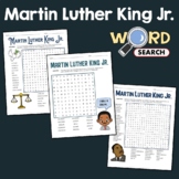 About MLK Day Word Search Puzzle Activity Vocabulary Works