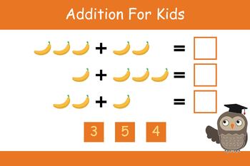 Preview of About Math for Kids Addition Kindergarten 5 Graphics