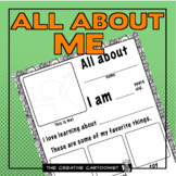 About Me Activity Sheet