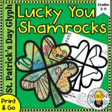 Lucky You Shamrock Glyphs: St. Patrick's Day creative art 