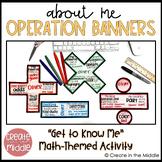 About Me Operations Banners