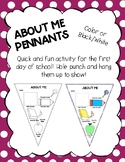 About Me Pennants