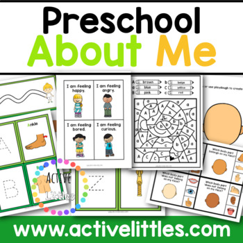 All About Me Preschool Activities by Active Littles | TpT