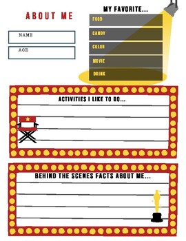 About Me Worksheet by Nicole Marrs | Teachers Pay Teachers