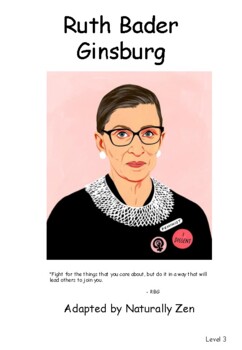 Preview of About Ruth Bader Ginsburg-Adapted Book (PDF)