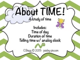 MATH: About TIME-  A Study of Time (Duration/ Analog Time 