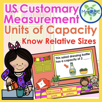 Preview of U.S. Customary Measurements of Capacity  Digital Boom Cards™