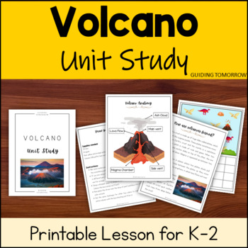 Preview of About Volcano and Parts of Volcano - Earth science lesson for Kindergarten
