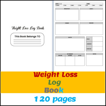 Preview of Weight Loss Log Book Graphic