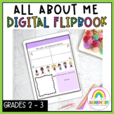 Digital All About Me Flipbook - Back to School Australia {