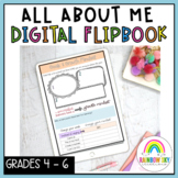 Digital All About Me Flipbook - Back to School Australia {