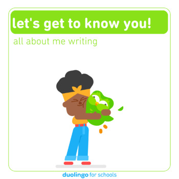 Preview of About me: Get to know your class with Duo!