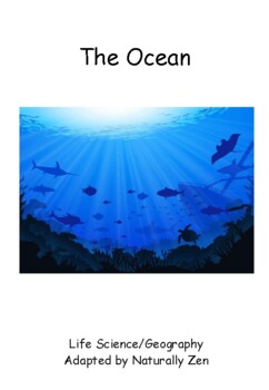 Preview of About the Ocean (w real pics) adapted book-PDF