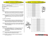 Above 'n Bellow Battleship: Graphing Game & a Pattern Game