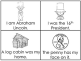 Abraham Lincoln Early Emergent Reader Child Reading Activi
