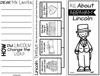 Abraham Lincoln Activities by Sailing into Second | TpT