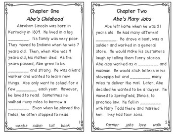 Abraham Lincoln Instant Reading Lesson by Lessons with Laura Leigh