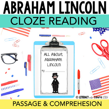 Preview of Instant Comprehension Passage Abraham Lincoln Cloze Reading