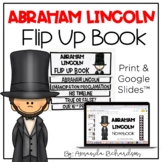 Abraham Lincoln Digital and Print Activities Flip Up Book