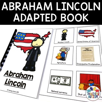 Preview of Abraham Lincoln Adapted Book