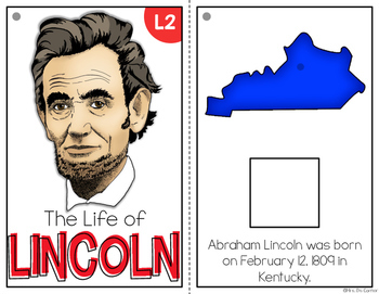 Abraham Lincoln Adapted Books [Level 1 and Level 2] | All About Abe Lincoln