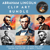 Abraham Lincoln [American History] Clip Art Bundle for Teachers!