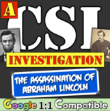 Abraham Lincoln Assassination Activity Civil War Reconstru