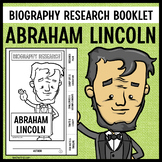 Abraham Lincoln Biography Research Booklet