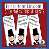 Abraham Lincoln | Bookmarks | Presidents' Day | Reading