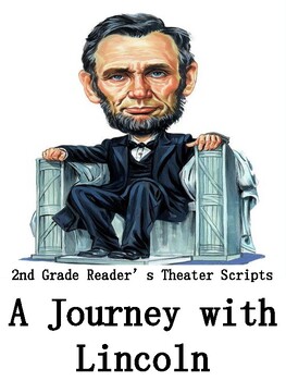 Preview of Abraham Lincoln Readers Theater Script and Cloze Facts Task Cards (28 Cards)