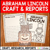 Abraham Lincoln Craft, Research, and Writing Activities fo