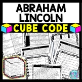 Abraham Lincoln Cube Stations - Reading Comprehension Acti