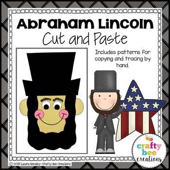 Preview of Abraham Lincoln Craft | President Day Activities | American Symbols | Patriotic