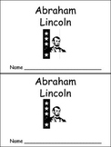 Abraham Lincoln- Early Reader Kindergarten and First Grade