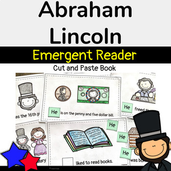 Preview of Abraham Lincoln Book (Emergent Reader) and Class Read Aloud