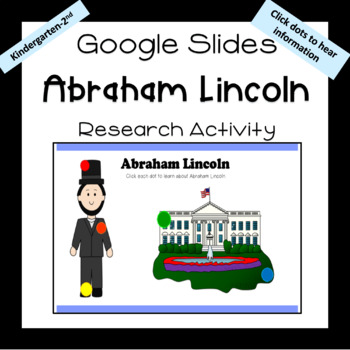 Preview of Abraham Lincoln Google Slides Activity